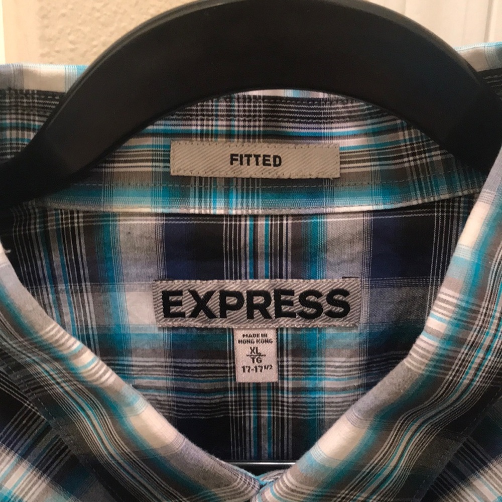 Express Men’s Button down. XL. Pearl Snap Buttons - Picture 2 of 3